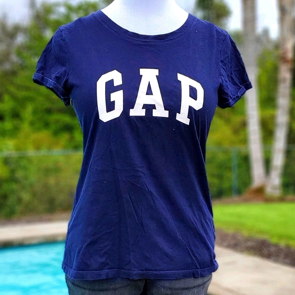 GAP short sleeve Tee-Shirt sz Sm, navy blue